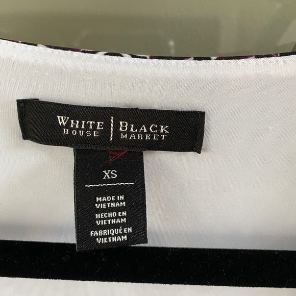 WHBM Shirt. Very Gently used, XS - lined, stretch - Picture 4 of 4